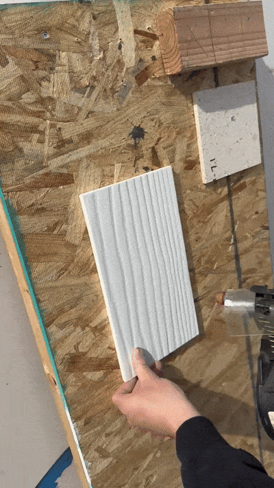 CERLOS® siding fastened with a 120 PSI nail gun